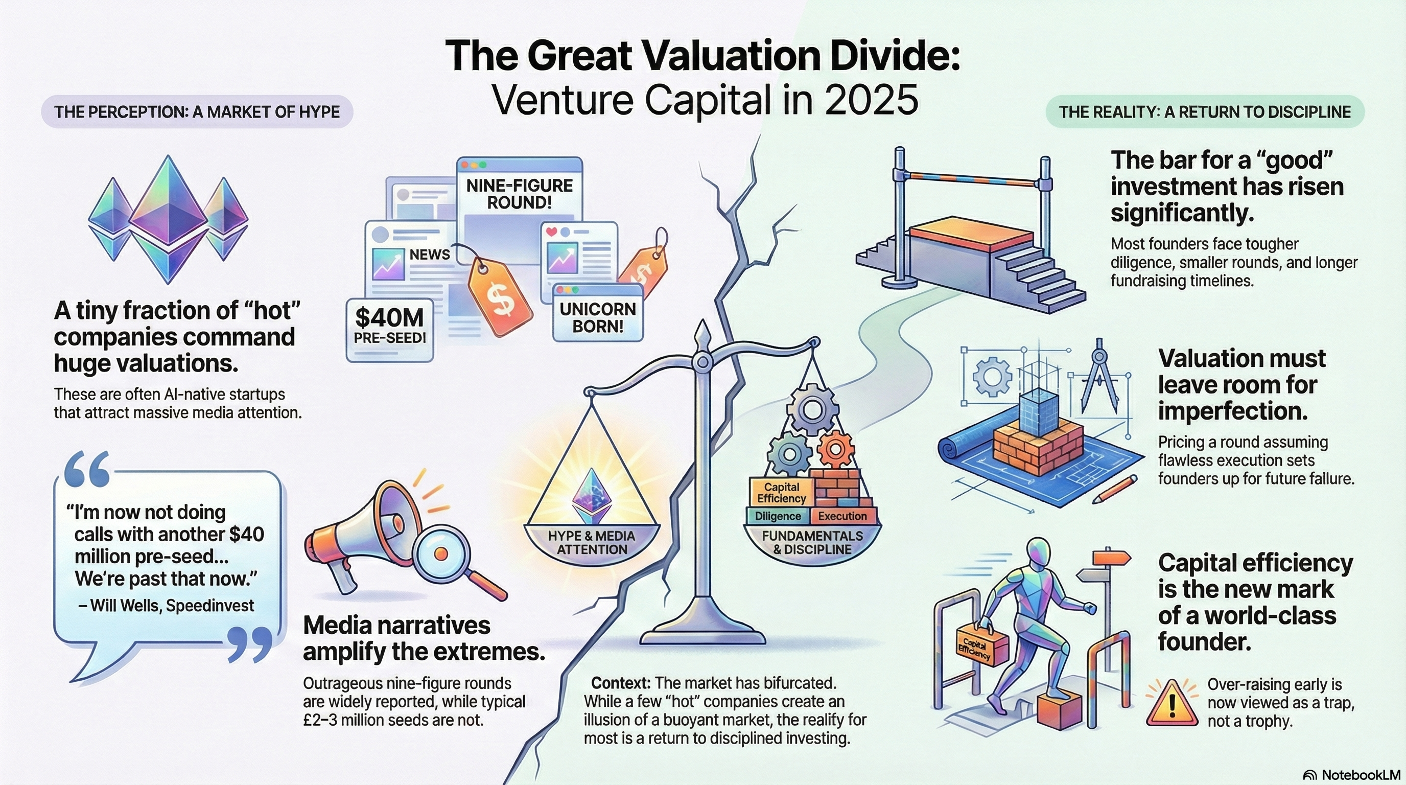 The Great Valuation Divide: Venture Capital in 2025